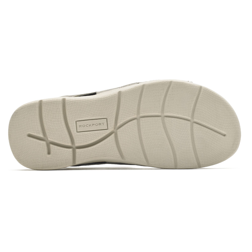 Rockport Sandaler Dam Silver - Eileen Comfort - XVWGS2178
